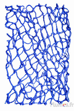 Decoratienet - 100 x 100 cm - donkerblauw